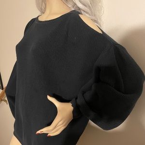 Lumiere navy blue knit sweater